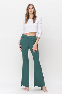 Green with Envy High Rise Super Flare