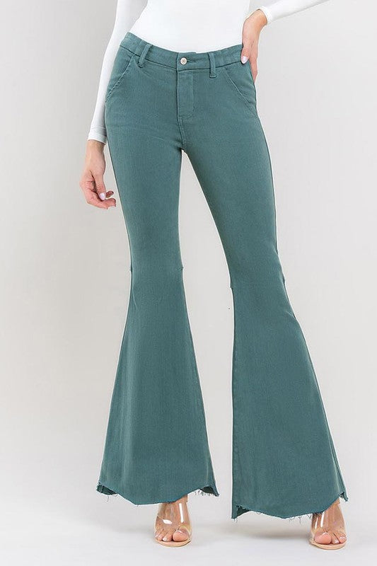 Green with Envy High Rise Super Flare