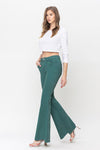 Green with Envy High Rise Super Flare