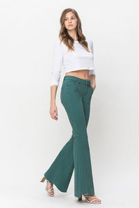 Green with Envy High Rise Super Flare