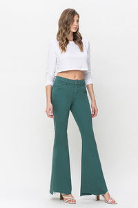 Green with Envy High Rise Super Flare