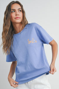 SMILE PRINTED TOP