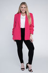 Hot in Pink Blazer Plus